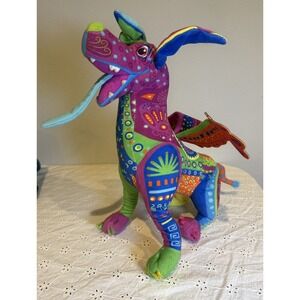 Disney Store Coco Dante Alebrije Spirit Dog Plush Multicolor Rare